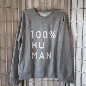 Everlane gray crew neck long sleeve men sweatshirt size M